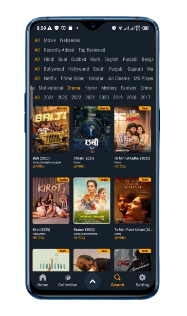 Drama Movies Streaming