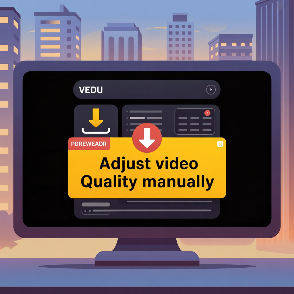 Adjust Video Quality Manually