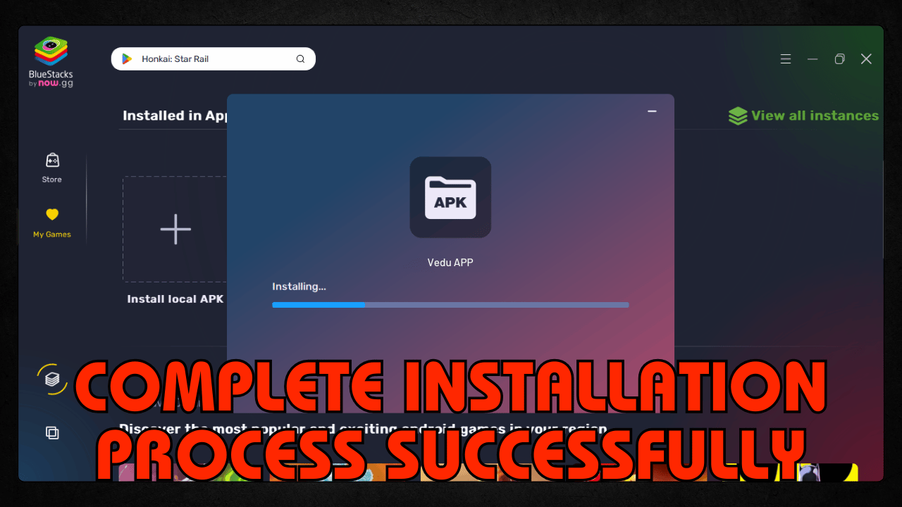 Complete Installation Process Successfully