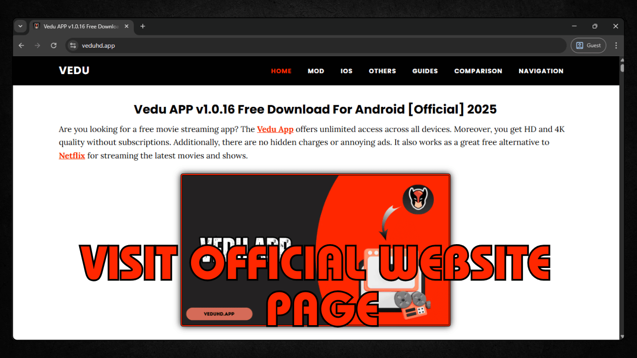 Visit Official Website Page